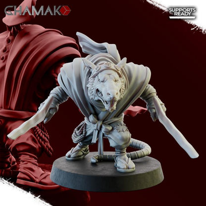 Ratmen Ninja Rats | 28mm Heroic-Scale Fantasy Infantry Miniatures