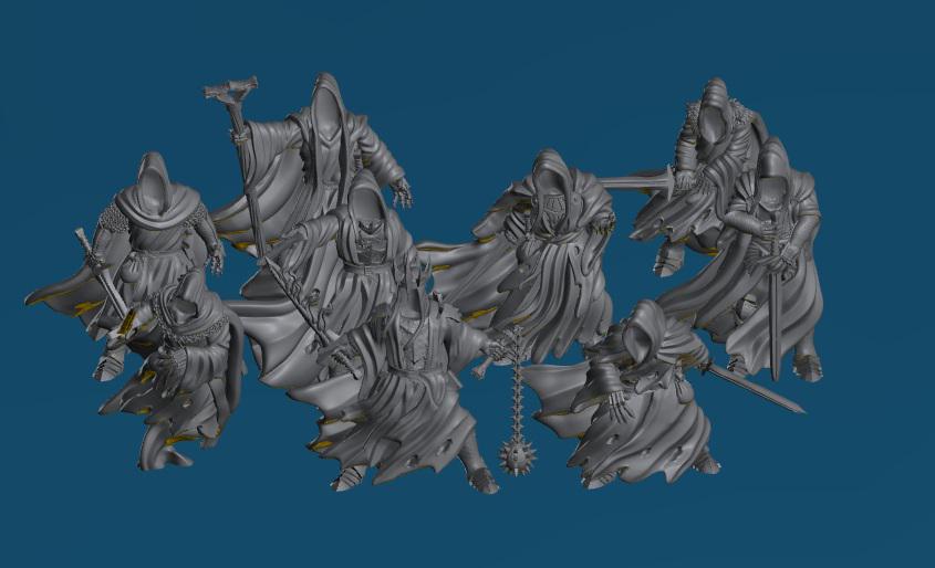 The 9 Lords | 28mm Scale Fantasy Infantry Miniatures
