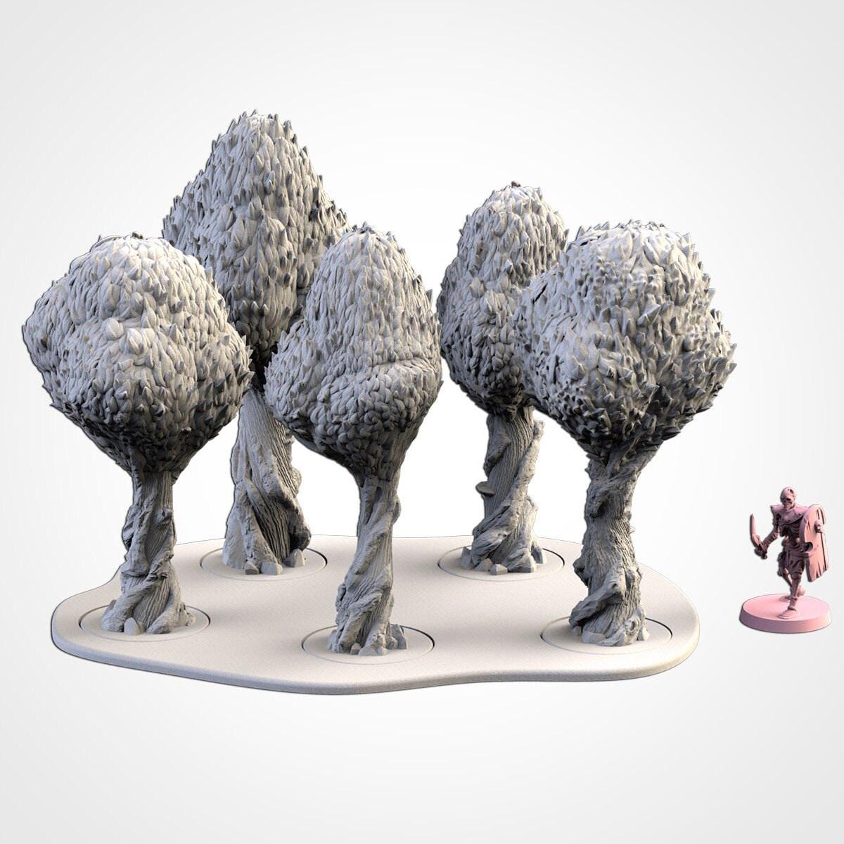 Tabletop Trees | 32/28mm Wargaming Scenery and Miniature Terrain