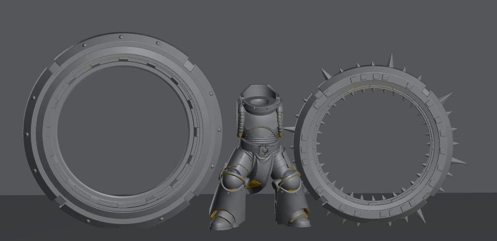 Fleet Scale Space Gate | Space Fleet Scale Sci-Fi Miniatures