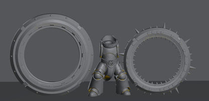 Fleet Scale Space Gate | Space Fleet Scale Sci-Fi Miniatures