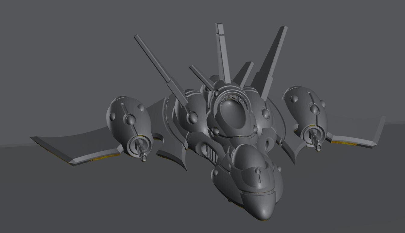 Tech Elves Bombers | 8mm Epic Scale Sci-Fi Vehicle Miniatures