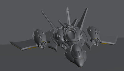 Tech Elves Bombers | 8mm Epic Scale Sci-Fi Vehicle Miniatures