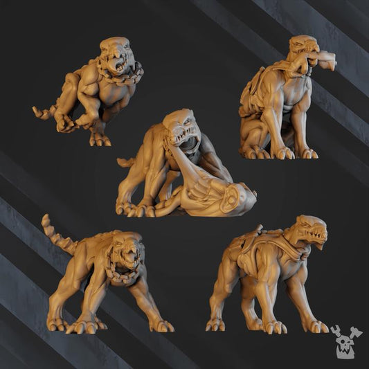 Midnight Sun Covenant Anunnaki Tribe Watchdogs | 32/28mm Heroic-Scale Sci-Fi Infantry Miniatures