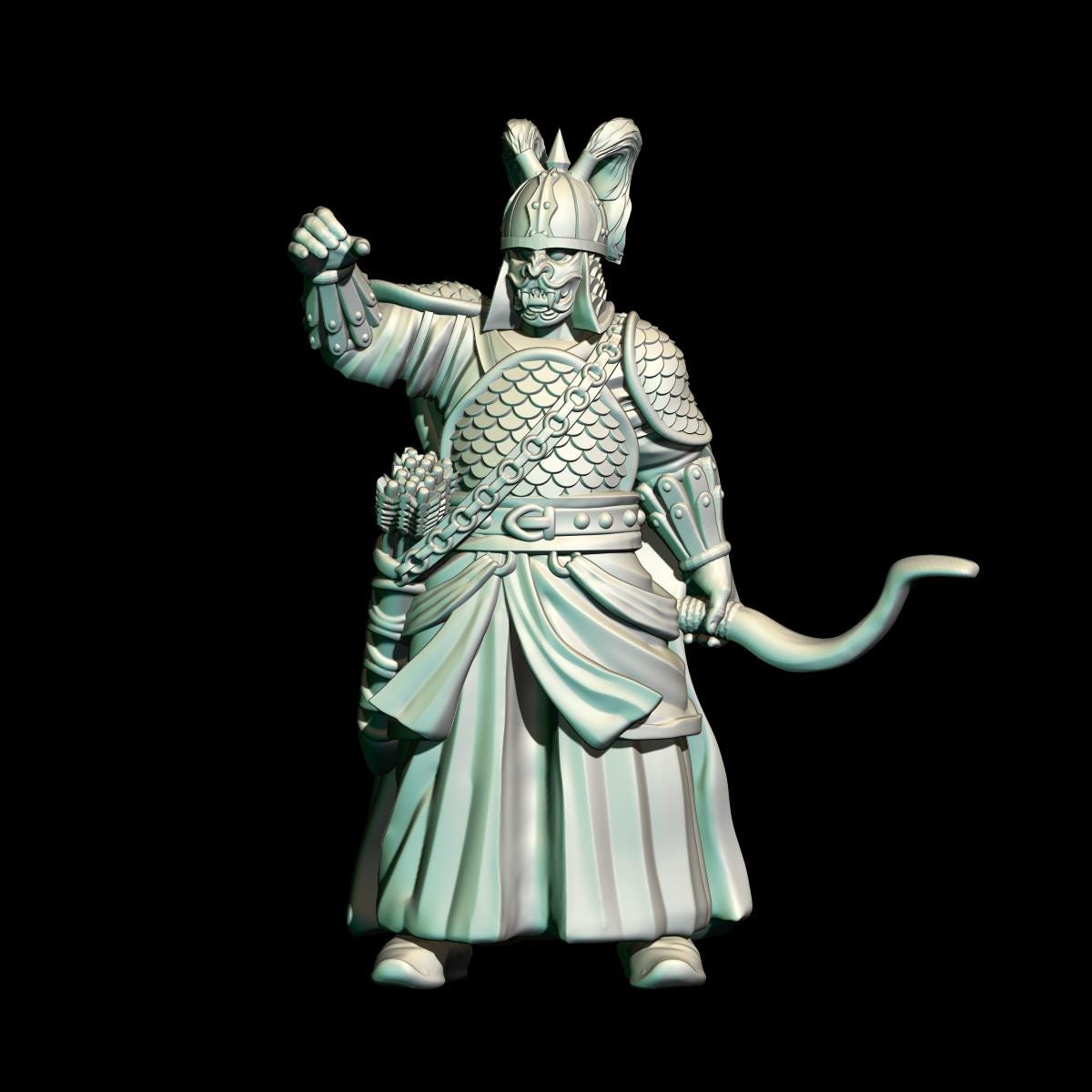 Chariot Raiders King | 28mm Scale Fantasy War Machine Miniatures