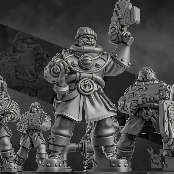 Navy Special Forces | 32/28mm Heroic-Scale Sci-Fi  Infantry Miniatures
