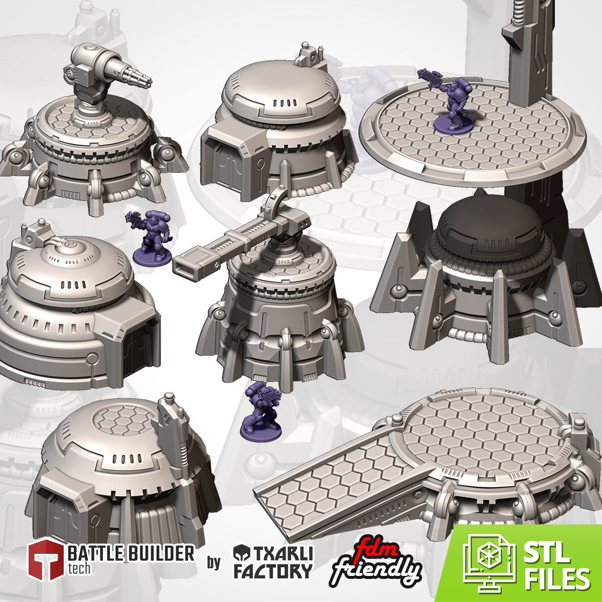 Xenos Buildings - Socialists | 32/28mm Wargaming Scenery and Miniature Terrain