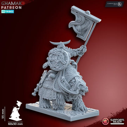 Dwarf Cavalry | 28mm Heroic-Scale Fantasy Cavalry Miniatures