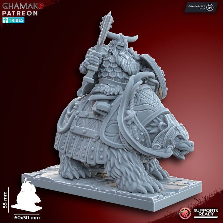 Dwarf Cavalry | 28mm Heroic-Scale Fantasy Cavalry Miniatures
