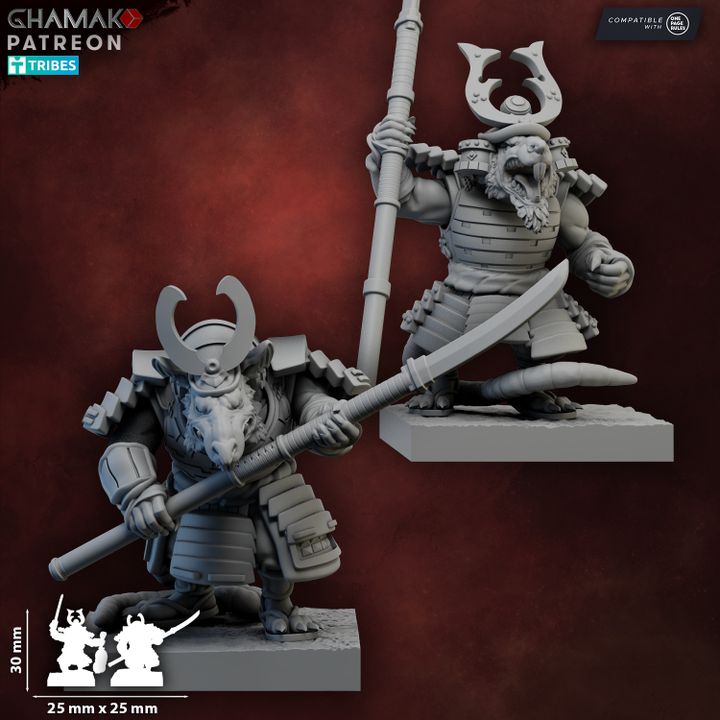 Ratmen Warriors | 28mm Heroic-Scale Fantasy Infantry Miniatures