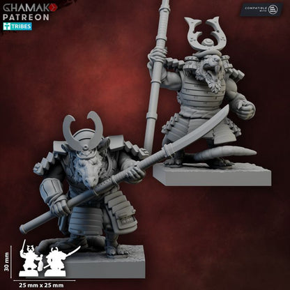 Ratmen Warriors | 28mm Heroic-Scale Fantasy Infantry Miniatures