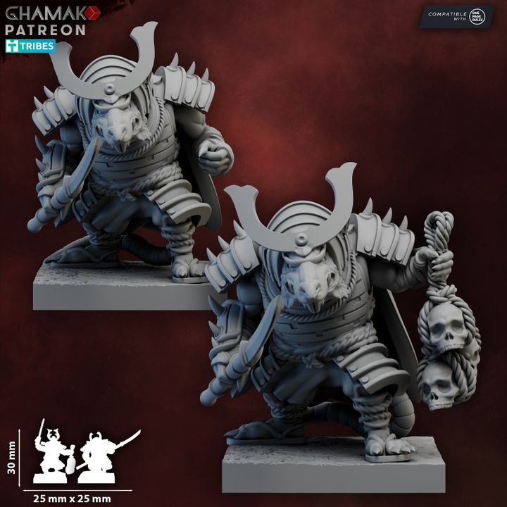 Ratmen Warriors | 28mm Heroic-Scale Fantasy Infantry Miniatures