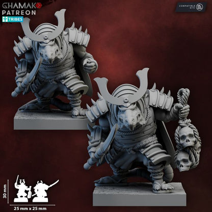 Ratmen Warriors | 28mm Heroic-Scale Fantasy Infantry Miniatures
