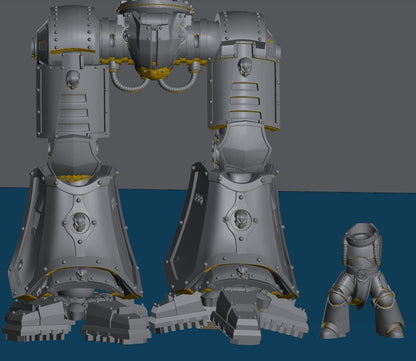Byzantium Titan Miniature | 32/28mm Heroic-Scale Sci-Fi War Engine