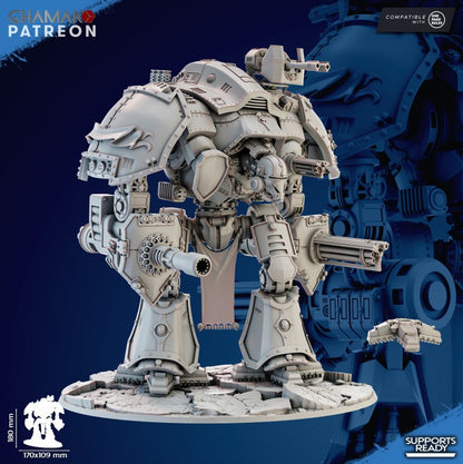 Byzantium Titan Miniature | 32/28mm Heroic-Scale Sci-Fi War Engine