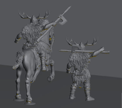 Savage Hillmen Elite Chieftain | 28mm Scale Fantasy Infantry Miniatures