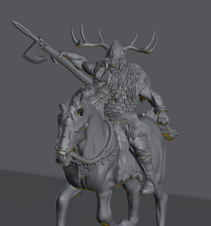 Savage Hillmen Elite Chieftain | 28mm Scale Fantasy Infantry Miniatures
