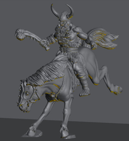 Savage Hillmen Chieftain | 28mm Scale Fantasy Infantry Miniatures