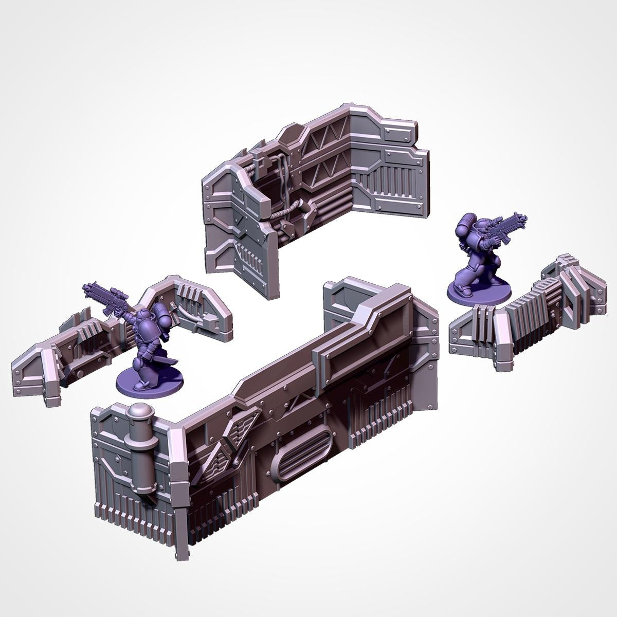 Sci Fi City | 32/28mm Wargaming Scenery and Miniature Terrain