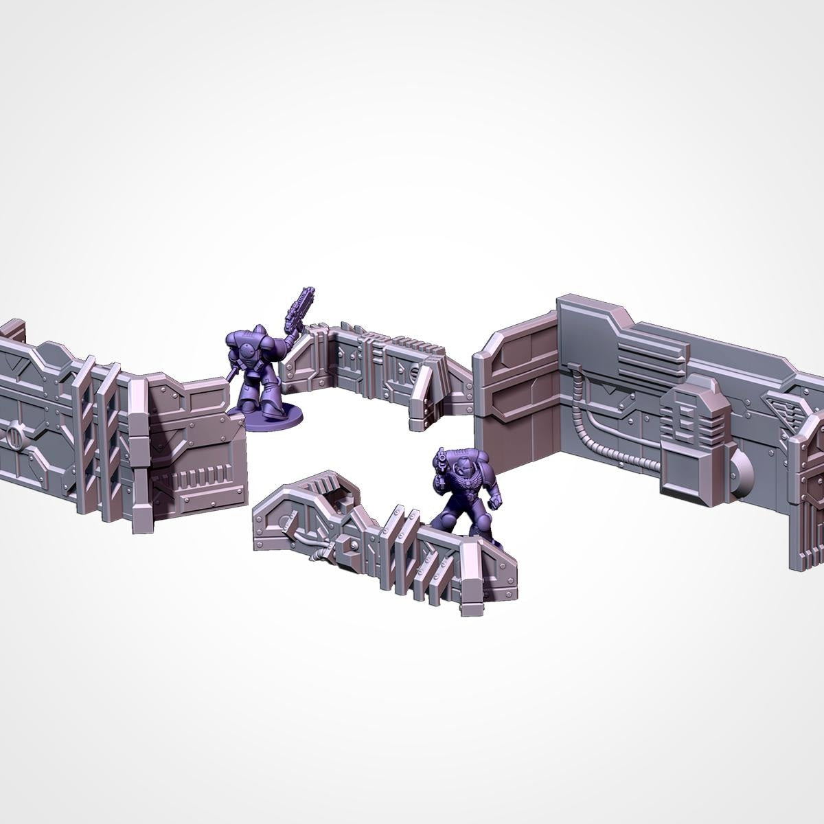 Sci Fi City | 32/28mm Wargaming Scenery and Miniature Terrain