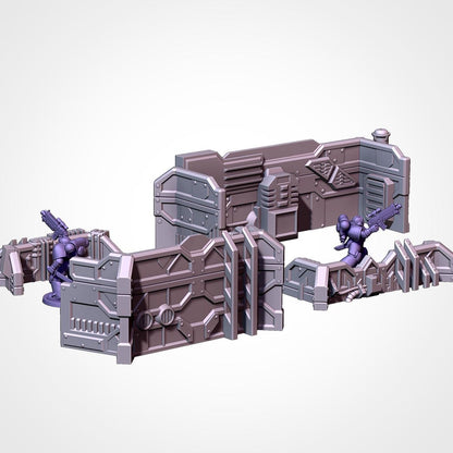 Sci Fi City | 32/28mm Wargaming Scenery and Miniature Terrain