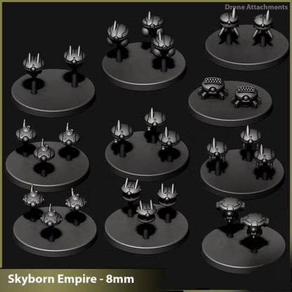 Skyborn Drones | 8mm Epic Scale Sci-Fi Walker Miniature