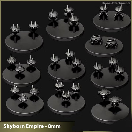 Skyborn Drones | 8mm Epic Scale Sci-Fi Walker Miniature