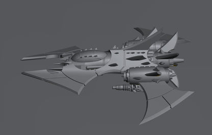 Cursed Elves Fighters | 8mm Epic Scale Sci-Fi Vehicle Miniatures