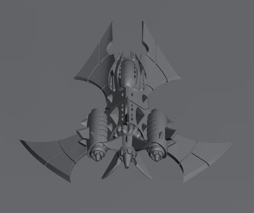 Cursed Elves Fighters | 8mm Epic Scale Sci-Fi Vehicle Miniatures