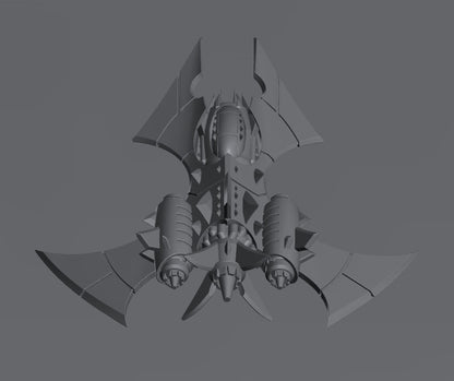 Cursed Elves Fighters | 8mm Epic Scale Sci-Fi Vehicle Miniatures