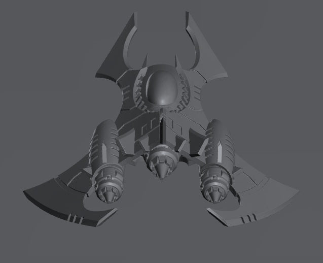 Cursed Elves Fighters | 8mm Epic Scale Sci-Fi Vehicle Miniatures