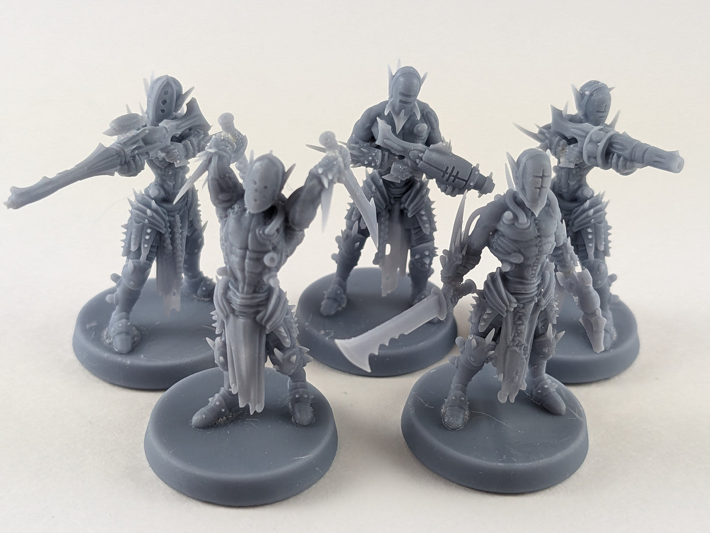 Cursed Elves Warriors | 32/28mm Heroic-Scale Sci-Fi Infantry Miniatures