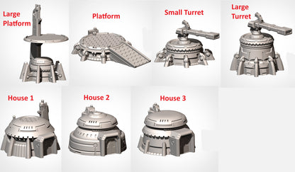 Xenos Buildings - Socialists | 32/28mm Wargaming Scenery and Miniature Terrain