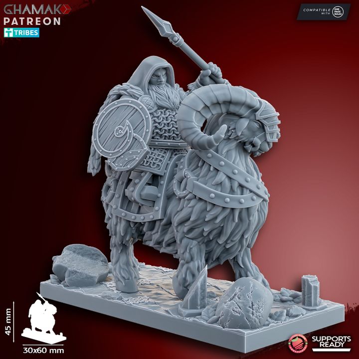 Dwarf Cavalry | 28mm Heroic-Scale Fantasy Cavalry Miniatures