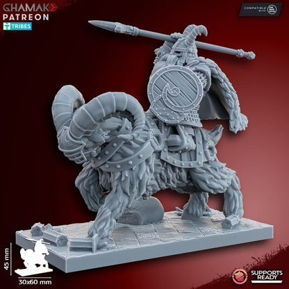 Dwarf Cavalry | 28mm Heroic-Scale Fantasy Cavalry Miniatures