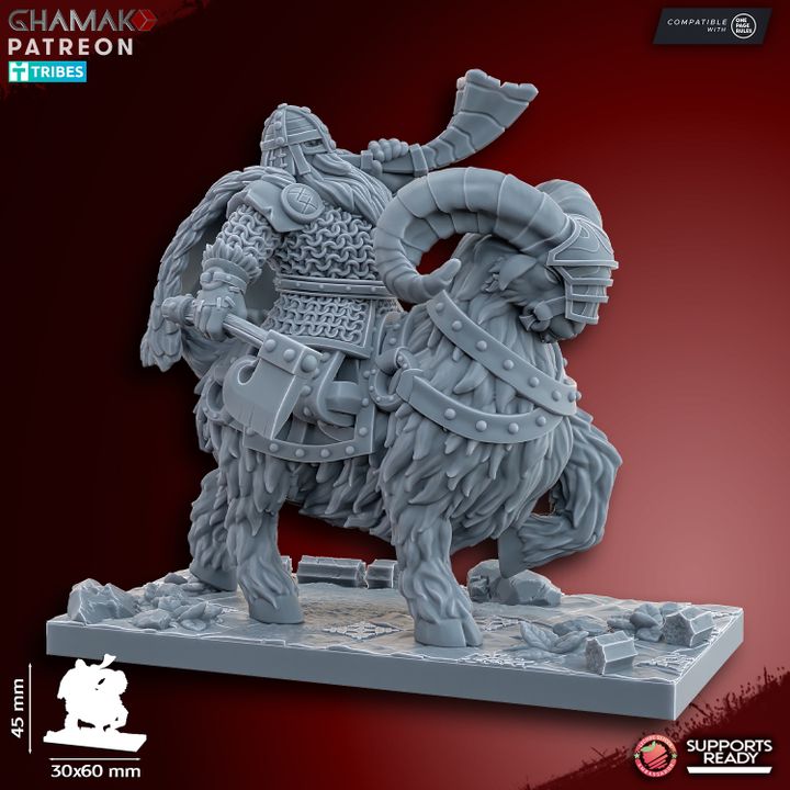 Dwarf Cavalry | 28mm Heroic-Scale Fantasy Cavalry Miniatures