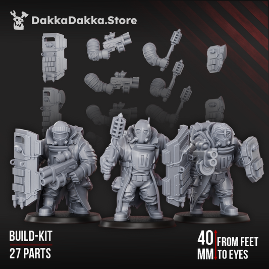 Guard Mules | 32/28mm Heroic-Scale Sci-Fi  Monstrous Infantry Miniatures