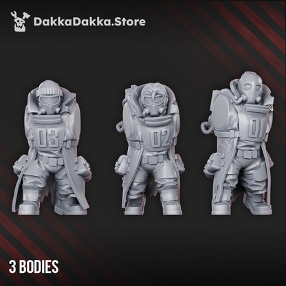 Guard Mules | 32/28mm Heroic-Scale Sci-Fi  Monstrous Infantry Miniatures