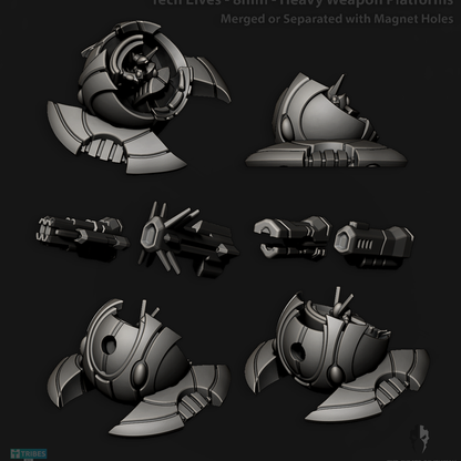 Tech Elves Heavy Weapon Platform | 8mm Epic Scale Sci-Fi Miniatures