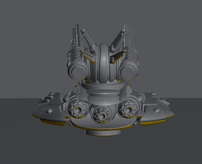 Tech Elves Fast Heavy Artillery Tank | 8mm Epic Scale Sci-Fi Vehicle Miniatures