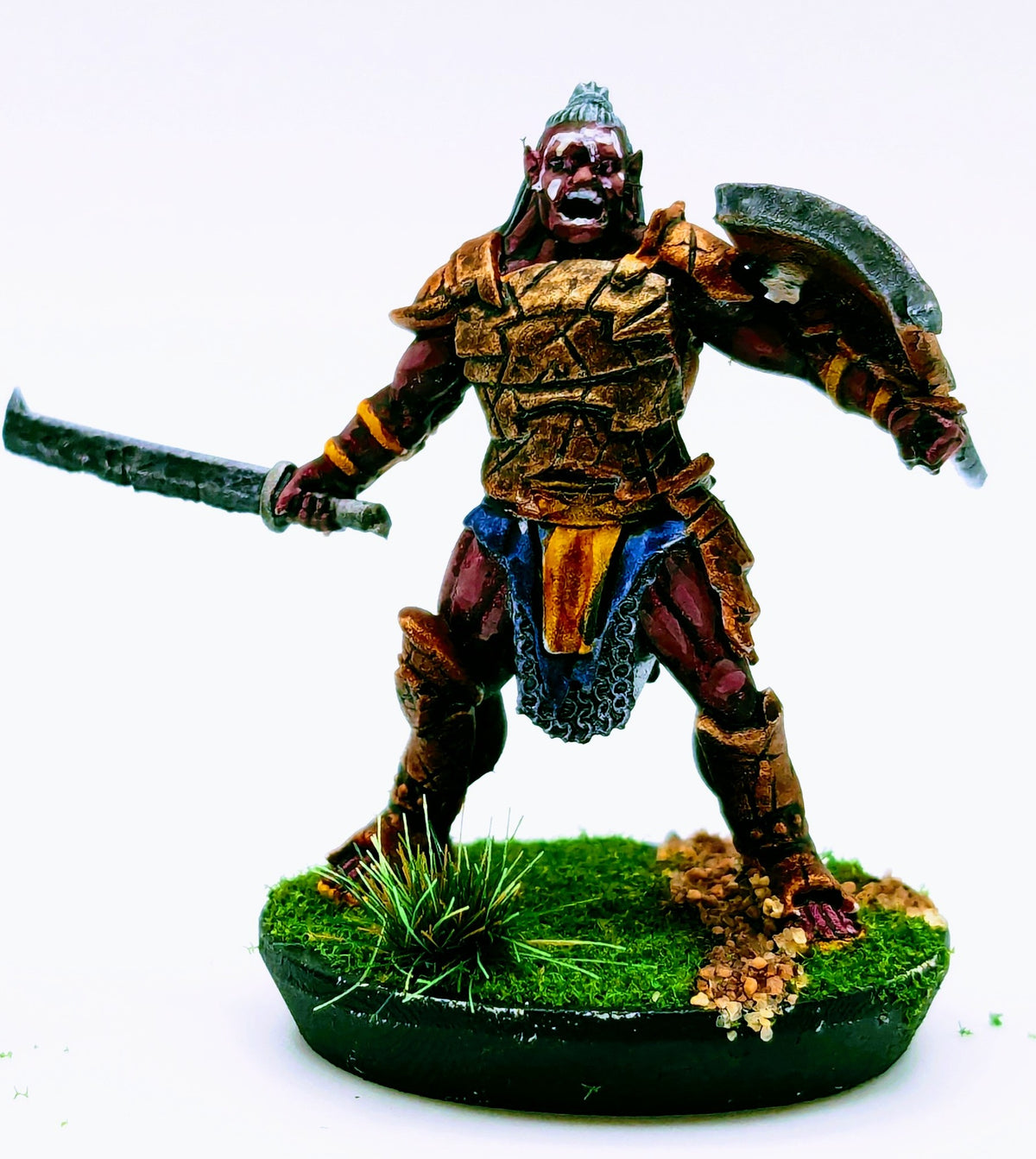 Warbreed Orc Hero | 28mm Scale Fantasy Infantry Miniatures