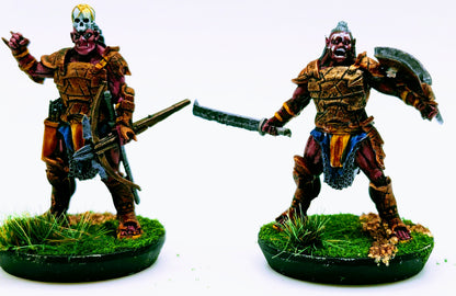 Warbreed Orc Hero | 28mm Scale Fantasy Infantry Miniatures