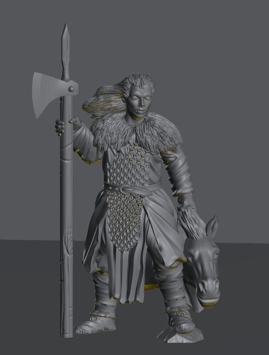 Igrina Spearbride | 28mm Scale Fantasy Infantry Miniatures
