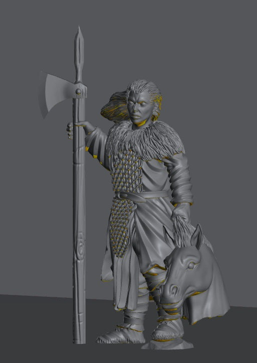 Igrina Spearbride | 28mm Scale Fantasy Infantry Miniatures
