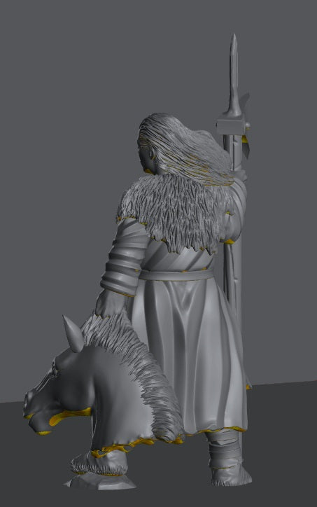 Igrina Spearbride | 28mm Scale Fantasy Infantry Miniatures