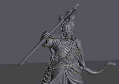 Chariot Raiders King | 28mm Scale Fantasy War Machine Miniatures