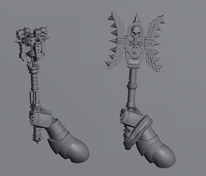 Pontifex Of War | 32/28mm Heroic-Scale Sci-Fi Leader