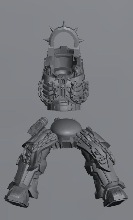 Pontifex Of War | 32/28mm Heroic-Scale Sci-Fi Leader