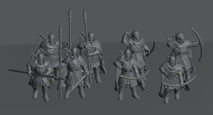 Human Rangers | 28mm Scale Fantasy Infantry Miniatures