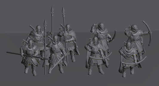 Human Rangers | 28mm Scale Fantasy Infantry Miniatures